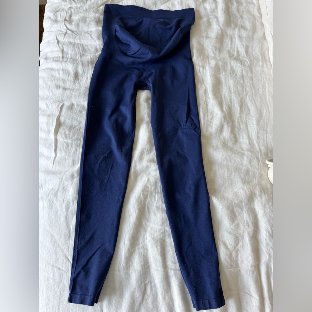 BLANQI Navy Maternity Support Leggings